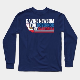 Gavin Newsom for Governor of California Long Sleeve T-Shirt